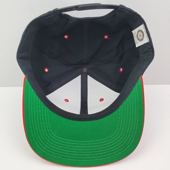 Chicago Bulls Three-Peat Snapback Hat Vintage 1993 World Champions Youngan NWOT - Picture 4 of 13